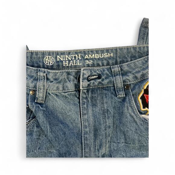 Ninth Hall Ambush Medium Blue Loose Fit Jeans Mens - 32 - Picture 3 of 3